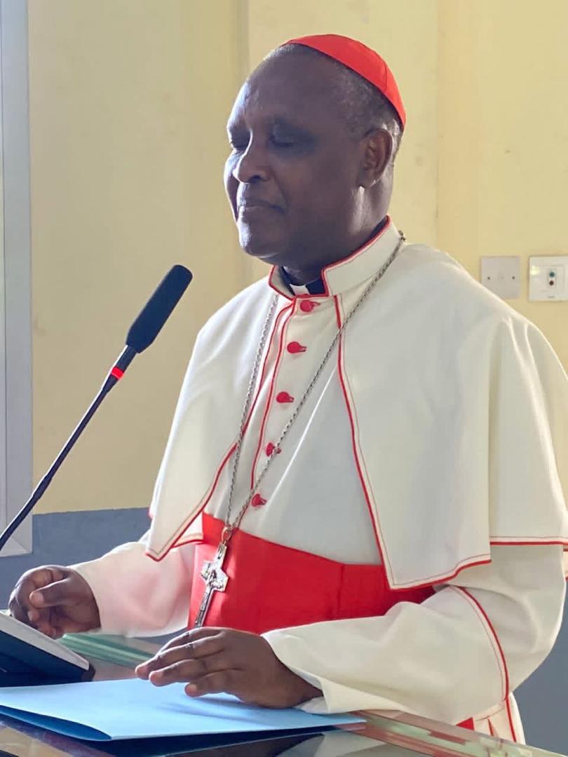 Visite à l’INUCASTY de son Éminence Antoine Cardinal KAMBANDA, Archevêque de Kigali au Rwanda et membre du Dicastère de l’Éducation et de la Culture au Vatican