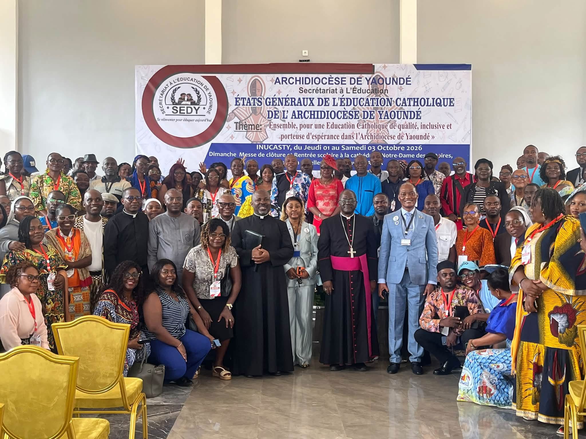 BREAKING NEWS| Clôture des États généraux de l'Éducation dans l'Archidiocèse de Yaoundé ce samedi 3 octobre 2026. De vives lumières en perspective. Deo gratias et duc in altum.